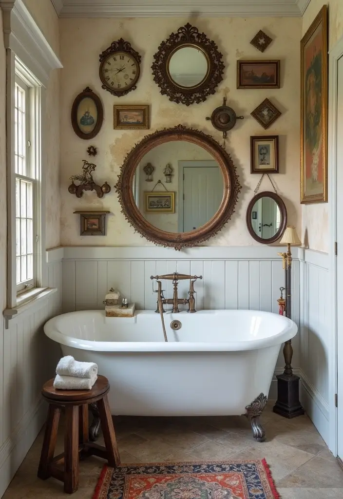27 African Bathroom Decor Ideas With Cultural Beauty 22 27 African Bathroom Decor Ideas With Cultural Beauty - 21. Vintage Finds