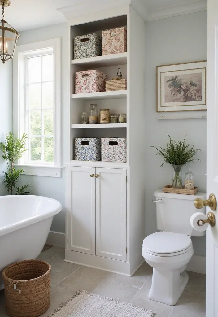 27 African Bathroom Decor Ideas With Cultural Beauty 26 27 African Bathroom Decor Ideas With Cultural Beauty - 25. Artistic Storage Solutions