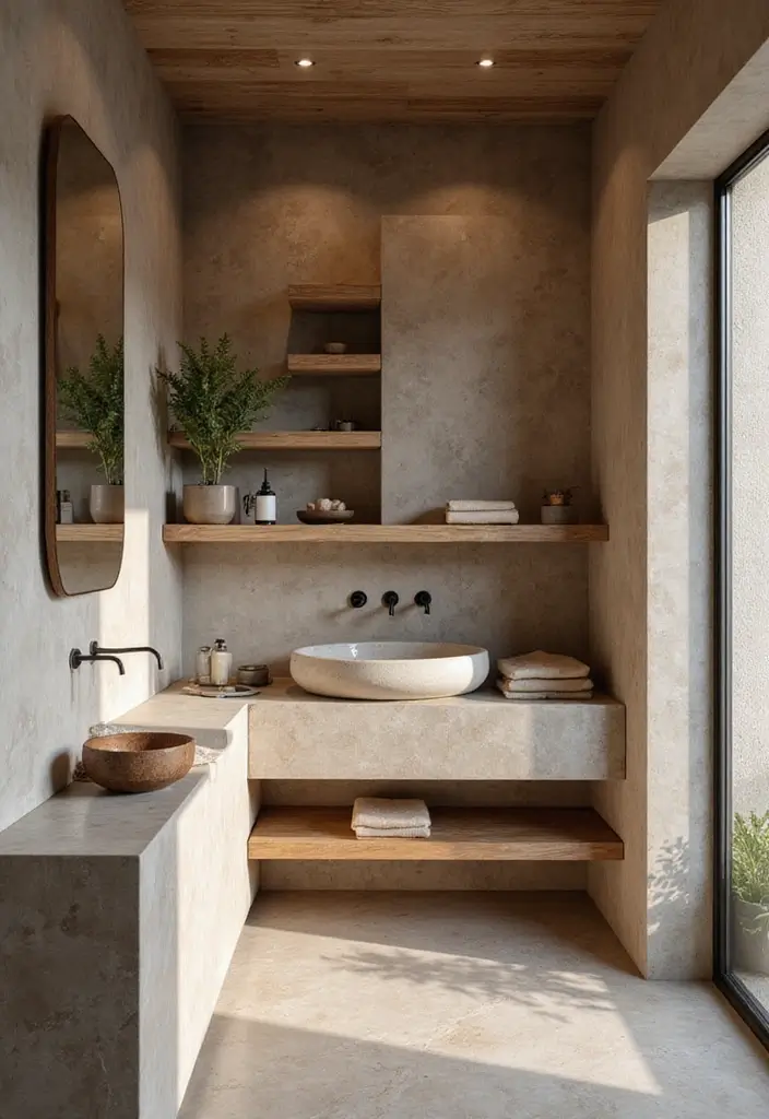 27 African Bathroom Decor Ideas With Cultural Beauty 6 27 African Bathroom Decor Ideas With Cultural Beauty - 5. Naturally Inspired Materials