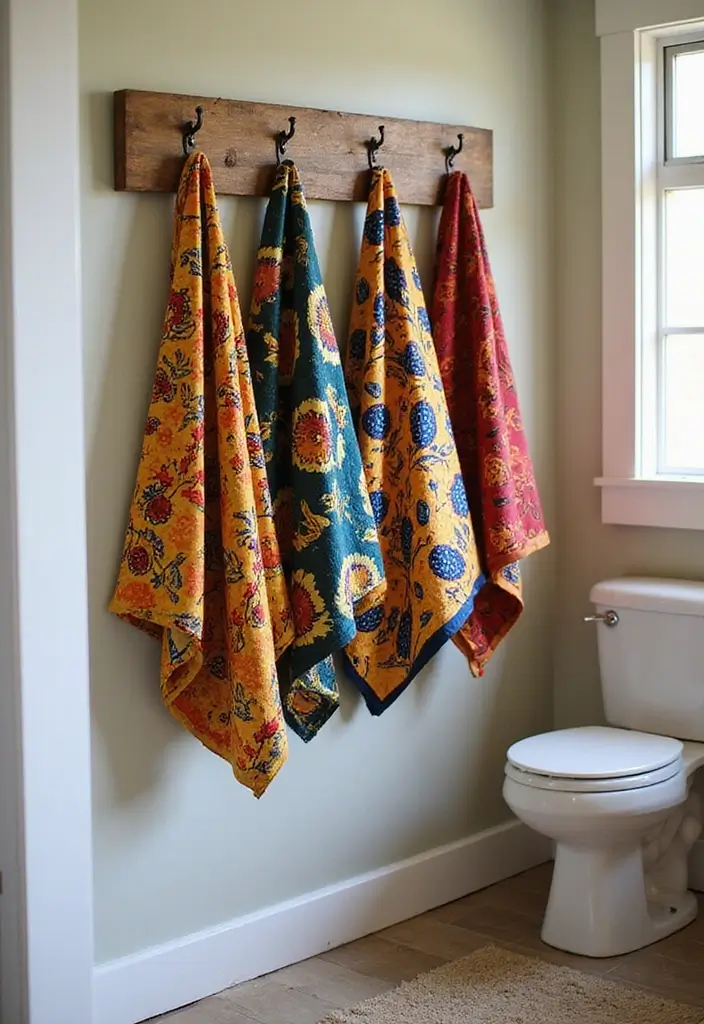 27 African Bathroom Decor Ideas With Cultural Beauty 7 27 African Bathroom Decor Ideas With Cultural Beauty - 6. African-Inspired Towels