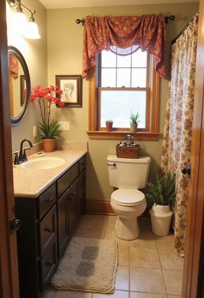 27 Half Bathroom Paint Ideas That Make a Big Impact 20 27 Half Bathroom Paint Ideas That Make a Big Impact - 19. Seasonal Color Changes
