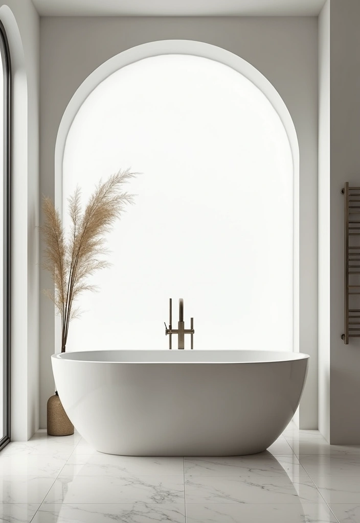 27 Light Bathroom Ideas That Feel Airy and Bright 14 27 Light Bathroom Ideas That Feel Airy and Bright - 13. Minimalist Bathtubs