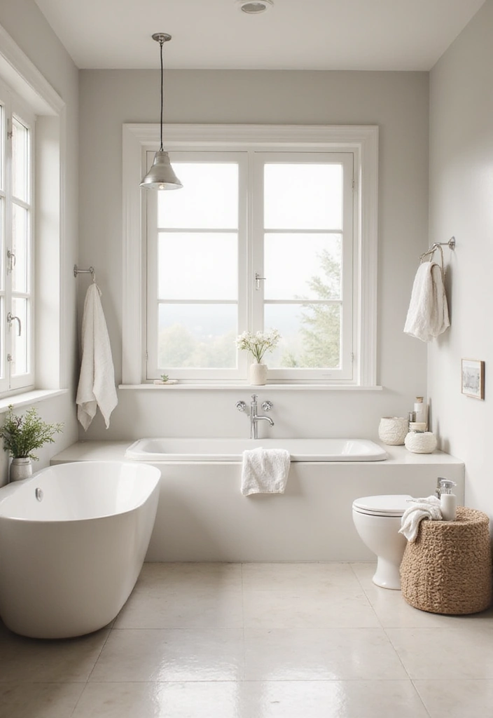 27 Light Bathroom Ideas That Feel Airy and Bright 20 27 Light Bathroom Ideas That Feel Airy and Bright - 19. Neutral Color Palette