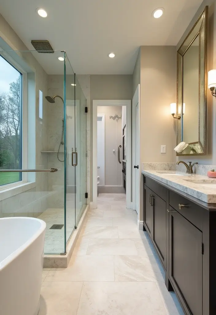 27 Light Bathroom Ideas That Feel Airy and Bright 26 27 Light Bathroom Ideas That Feel Airy and Bright - 25. Customized Shower Space