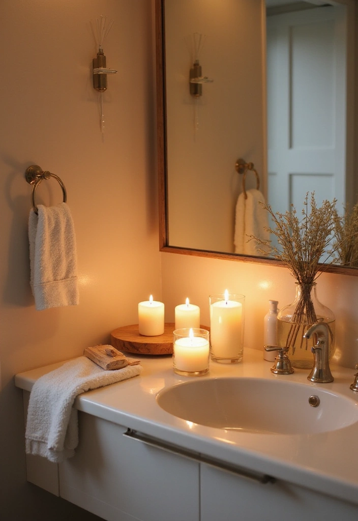 27 Moody Bathroom Decor Ideas With Spa Energy 17 27 Moody Bathroom Decor Ideas With Spa Energy - 16. Soft Ambient Fragrances