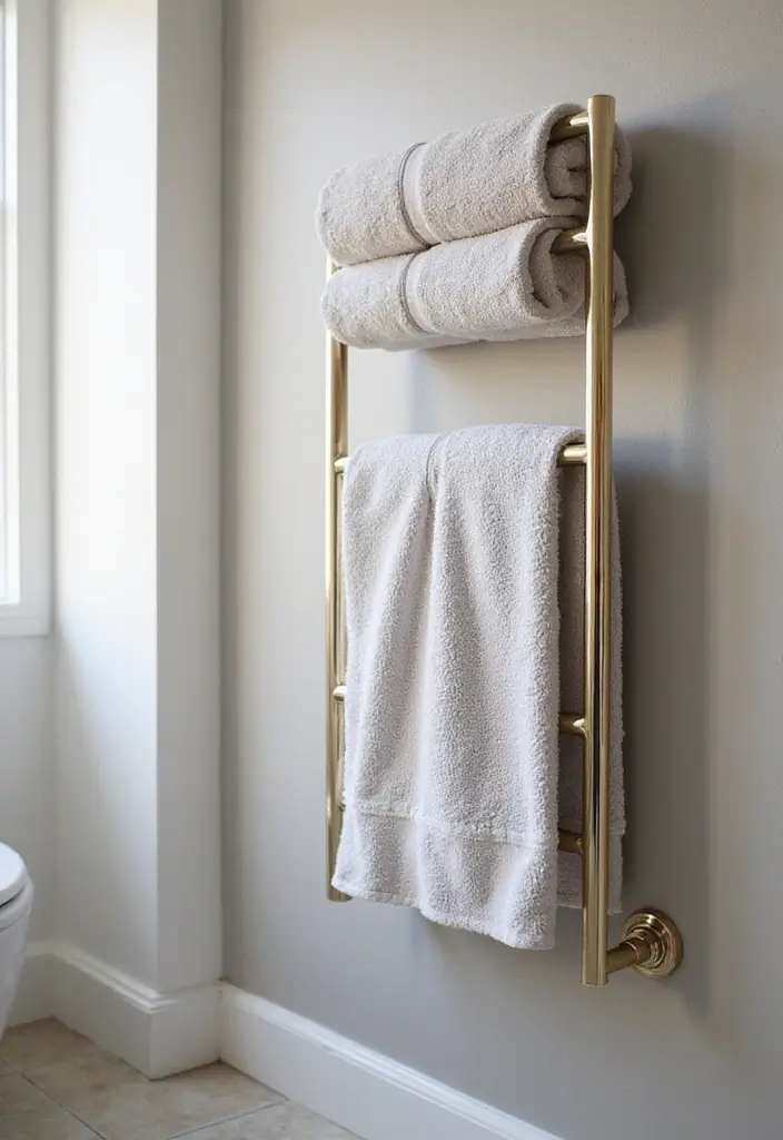 27 Moody Bathroom Decor Ideas With Spa Energy 23 27 Moody Bathroom Decor Ideas With Spa Energy - 22. Elegant Towel Holders