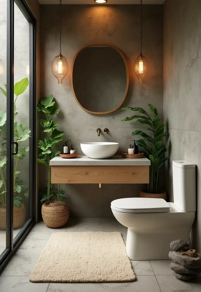 27 Moody Bathroom Decor Ideas With Spa Energy 24 27 Moody Bathroom Decor Ideas With Spa Energy - 23. Zen Elements