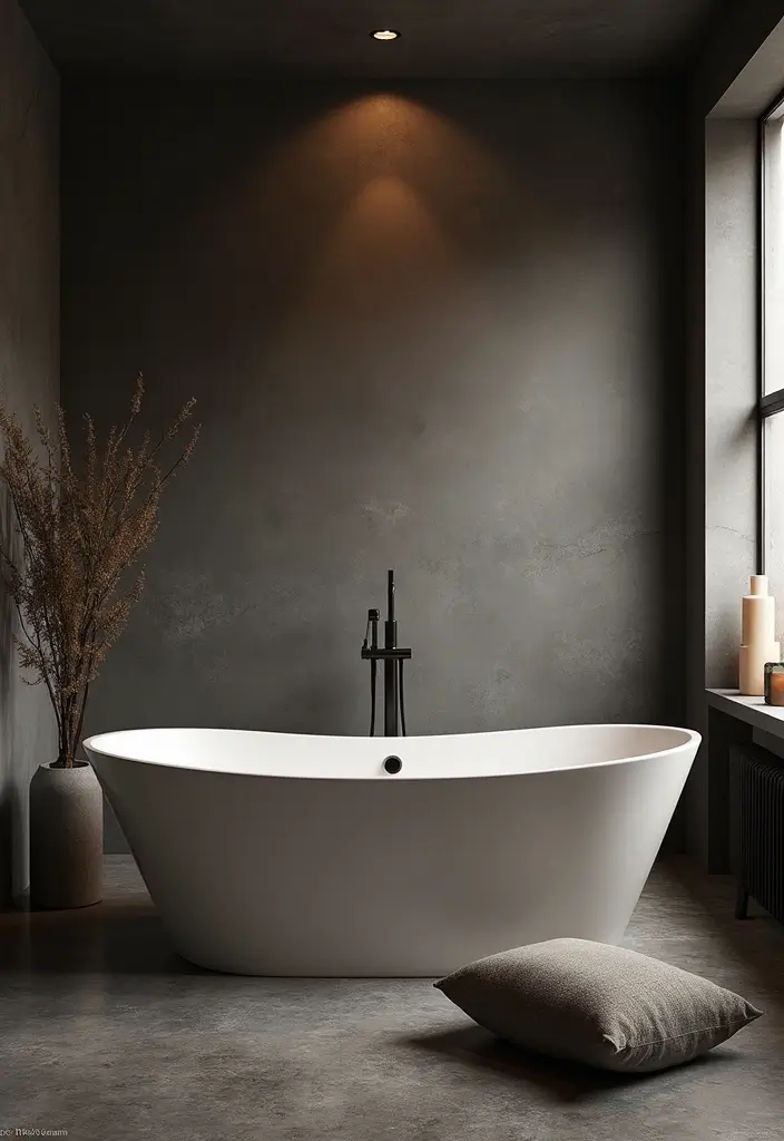 27 Moody Bathroom Decor Ideas With Spa Energy 6 27 Moody Bathroom Decor Ideas With Spa Energy - 5. Elegant Bathtubs