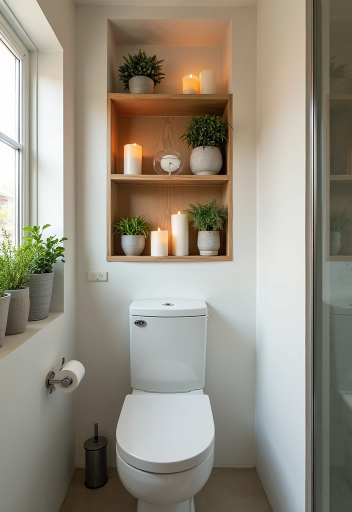 27 Small Bathroom Cabinet Ideas That Add Storage 9 27 Small Bathroom Cabinet Ideas That Add Storage - 8. Wall-Mounted Shelving