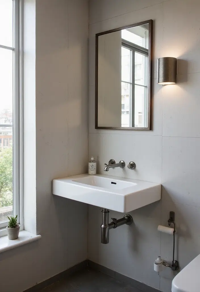 27 Small Bathroom Sink Ideas That Save Space Stylishly 3 27 Small Bathroom Sink Ideas That Save Space Stylishly - 2. Corner Sinks