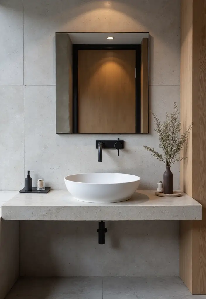 27 Small Bathroom Sink Ideas That Save Space Stylishly 6 27 Small Bathroom Sink Ideas That Save Space Stylishly - 5. Floating Sinks