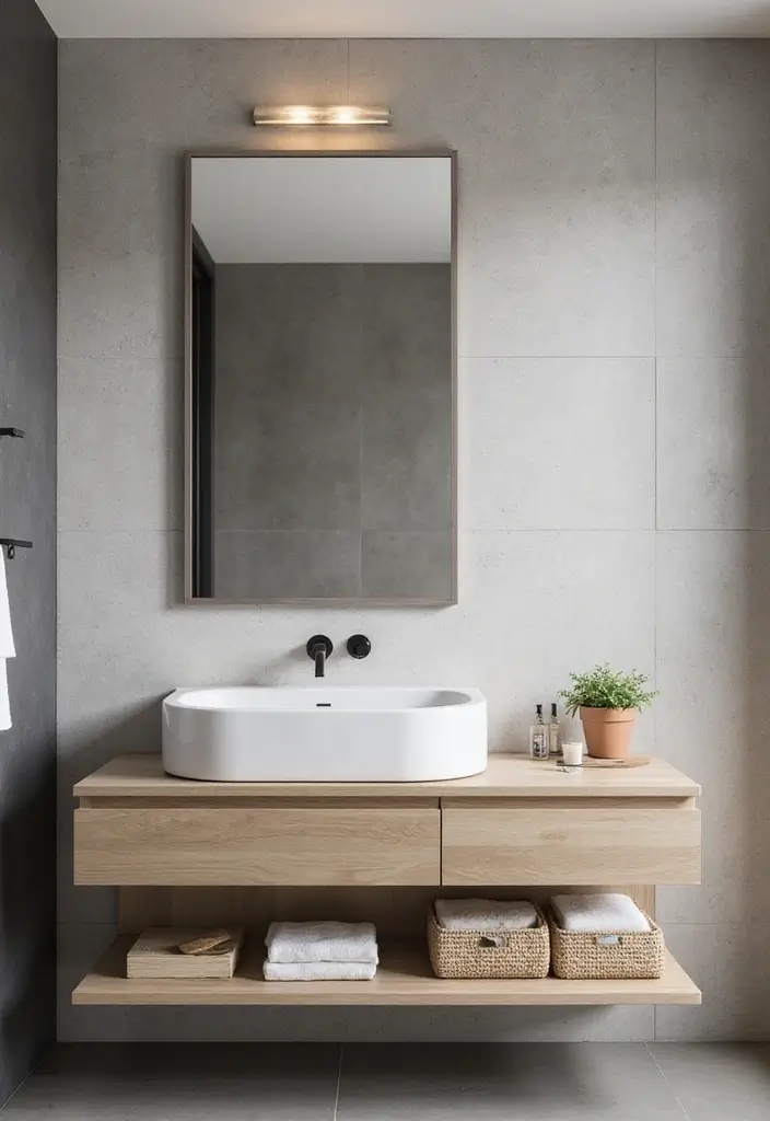 27 Small Bathroom Sink Ideas That Save Space Stylishly 7 27 Small Bathroom Sink Ideas That Save Space Stylishly - 6. Compact Vanity Sinks