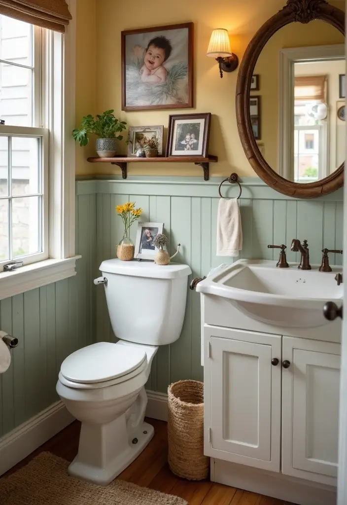 27 Small Cabin Bathroom Ideas With Rustic Charm 28 27 Small Cabin Bathroom Ideas With Rustic Charm - 27. Personal Touches