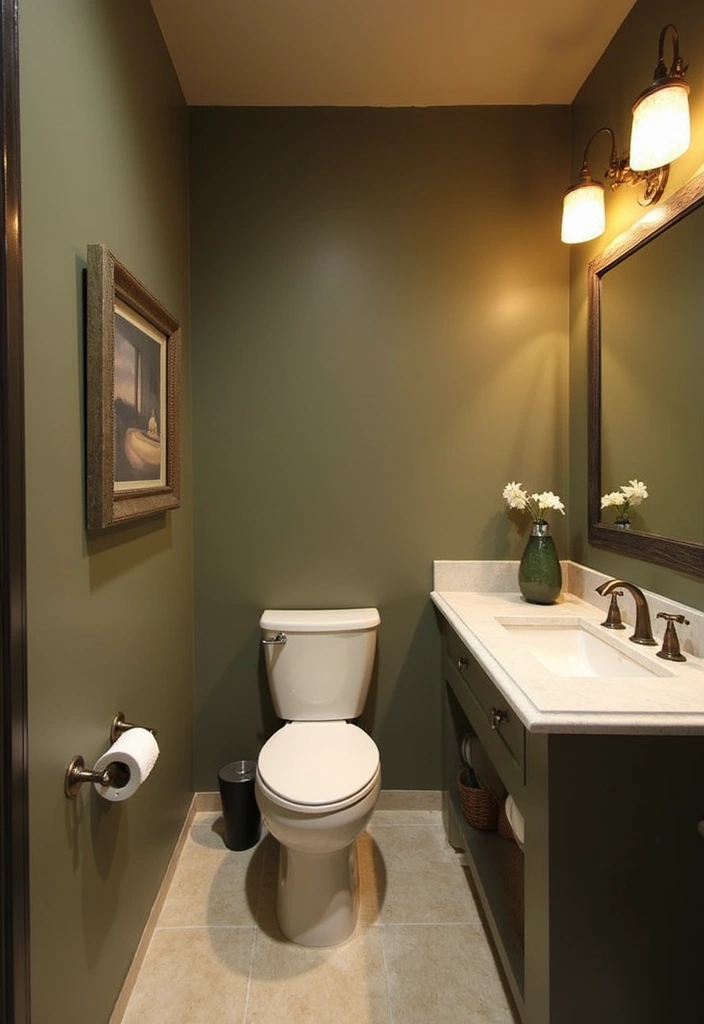 27 Small Cabin Bathroom Ideas With Rustic Charm 4 27 Small Cabin Bathroom Ideas With Rustic Charm - 3. Earthy Color Palette