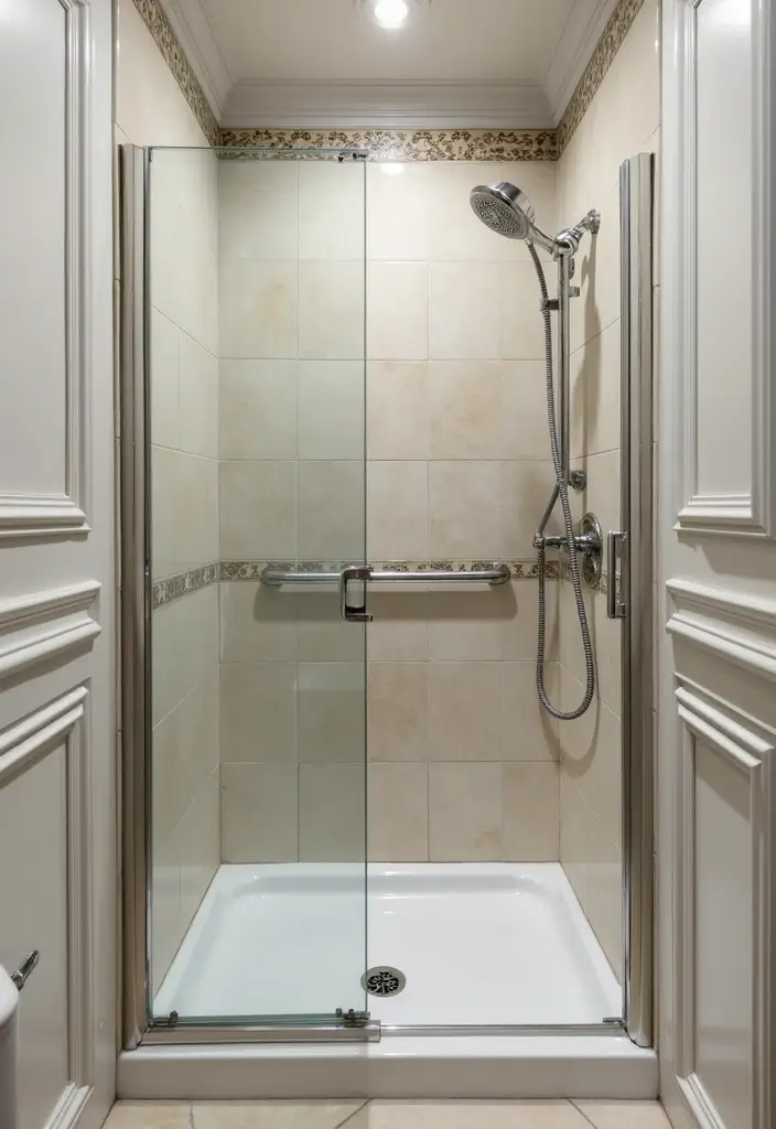 27 Small Victorian Bathroom Designs That Feel Classic 11 27 Small Victorian Bathroom Designs That Feel Classic - 10. Compact Shower Solutions