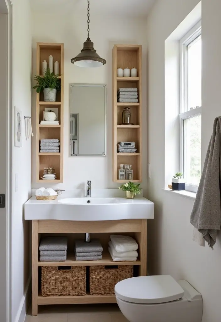 27 Small Victorian Bathroom Designs That Feel Classic 13 27 Small Victorian Bathroom Designs That Feel Classic - 12. Hidden Storage Solutions