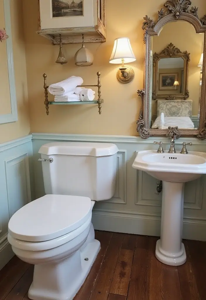 27 Small Victorian Bathroom Designs That Feel Classic 14 27 Small Victorian Bathroom Designs That Feel Classic - 13. Classic Fixtures