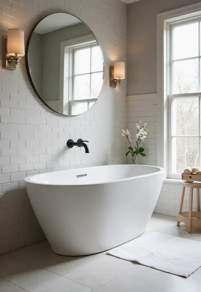 27 Subway Tile Bathroom Wall Designs That Never Go Out of Style 20 27 Subway Tile Bathroom Wall Designs That Never Go Out of Style - 19. Subway Tiles with Matte Finishes