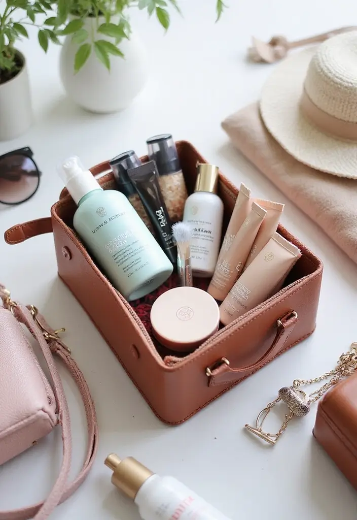28 Bathroom Caddy Ideas That Organize With Style 18 28 Bathroom Caddy Ideas That Organize With Style - 17. Travel-Friendly Caddies: On-The-Go Style