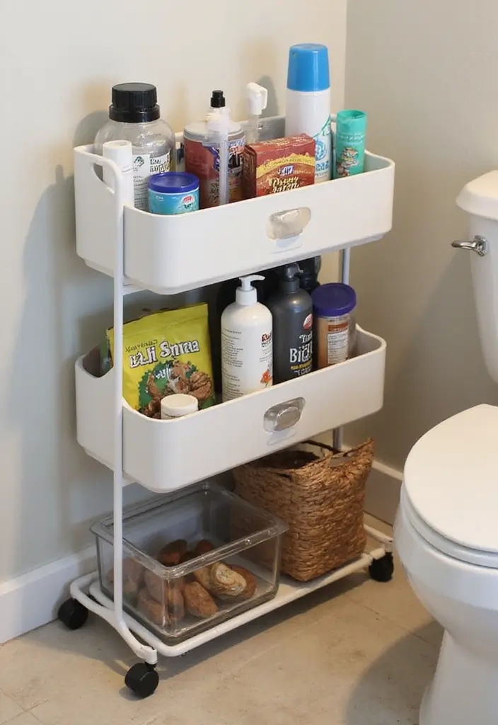 28 Bathroom Caddy Ideas That Organize With Style 23 28 Bathroom Caddy Ideas That Organize With Style - 22. Bathroom Caddies for Pets: Keeping It Clean