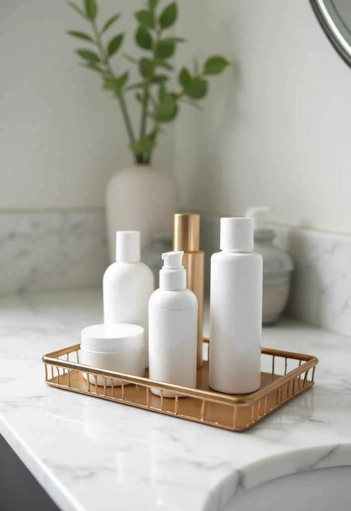 28 Bathroom Caddy Ideas That Organize With Style 4 28 Bathroom Caddy Ideas That Organize With Style - 3. Minimalist Metal Caddies: Sleek and Modern