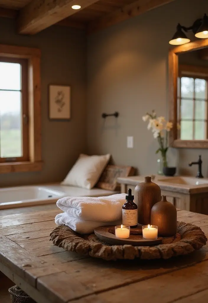 28 Bathroom Country Style Ideas Full of Rustic Charm 24 28 Bathroom Country Style Ideas Full of Rustic Charm - 23. Aromatherapy Essentials