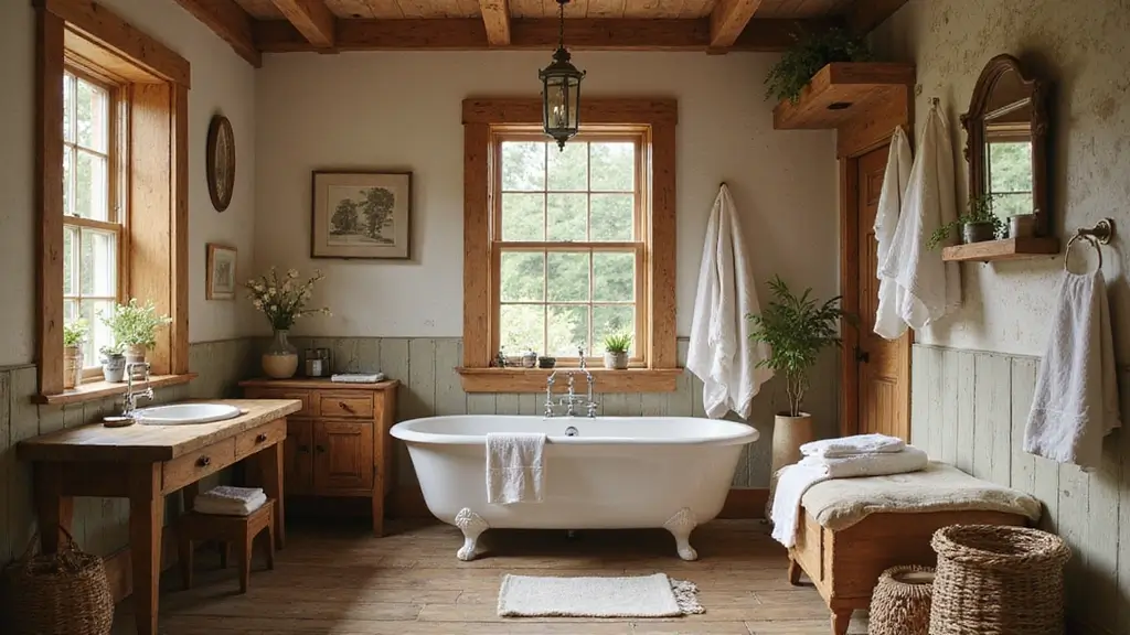 28 Bathroom Country Style Ideas Full of Rustic Charm 5 28 Bathroom Country Style Ideas Full of Rustic Charm