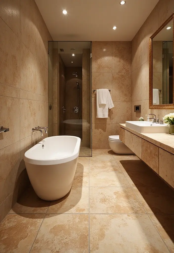 28 Bathroom Decor Luxury Ideas for a Glam Makeover 11 28 Bathroom Decor Luxury Ideas for a Glam Makeover - 10. Heated Floors