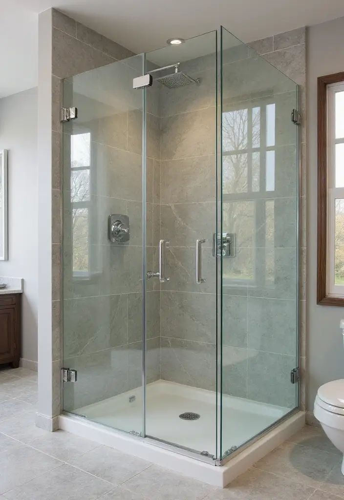 28 Bathroom Decor Luxury Ideas for a Glam Makeover 12 28 Bathroom Decor Luxury Ideas for a Glam Makeover - 11. Glass Shower Enclosures