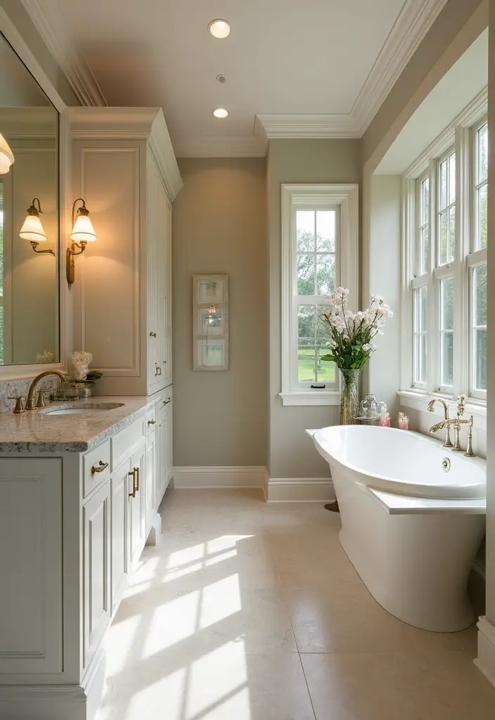 28 Bathroom Decor Luxury Ideas for a Glam Makeover 14 28 Bathroom Decor Luxury Ideas for a Glam Makeover - 13. Custom Cabinetry