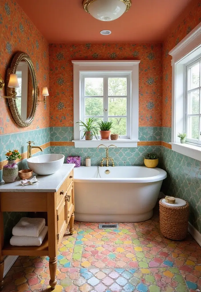 28 Bathroom Decor Luxury Ideas for a Glam Makeover 18 28 Bathroom Decor Luxury Ideas for a Glam Makeover - 17. Splash of Color