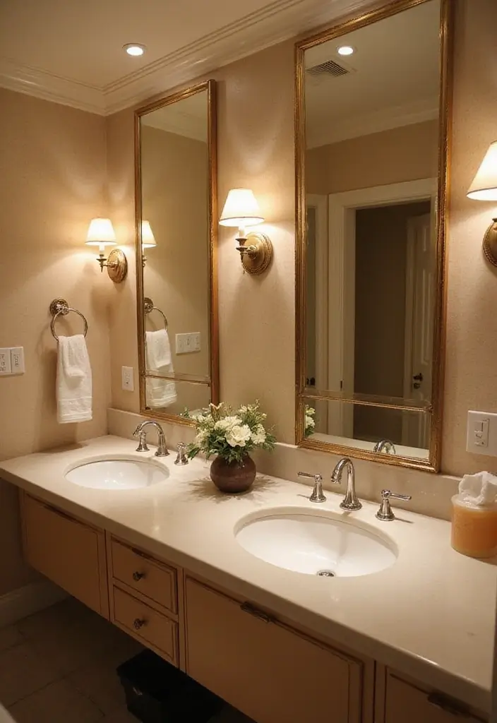 28 Bathroom Ideas Green and Serene for a Natural Vibe 9 28 Bathroom Ideas Green and Serene for a Natural Vibe - 8. Soft Lighting Options