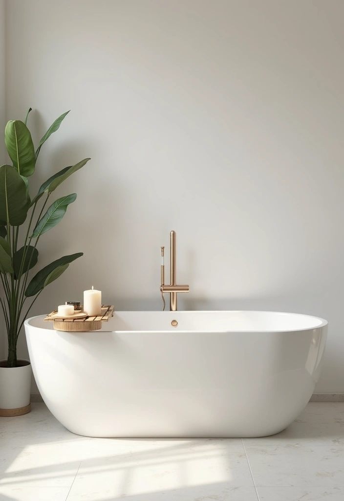 28 Bathroom With Bathtub Ideas That Feel Relaxing 2 28 Bathroom With Bathtub Ideas That Feel Relaxing - 1. Minimalist Elegance