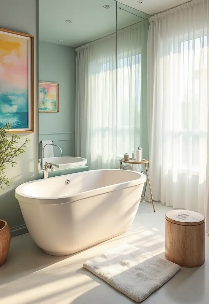 28 Bathroom With Bathtub Ideas That Feel Relaxing 9 28 Bathroom With Bathtub Ideas That Feel Relaxing - 8. Bright and Airy
