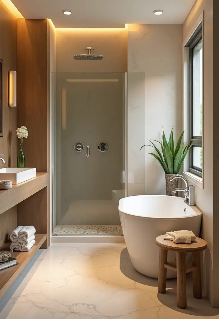 28 Cabana Bathroom Ideas for a Resort-Like Feel - 11. Spa-Inspired Features