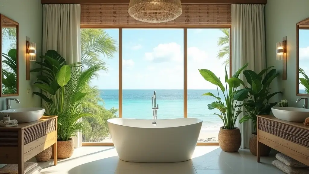 28 Cabana Bathroom Ideas for a Resort-Like Feel 3 28 Cabana Bathroom Ideas for a Resort-Like Feel