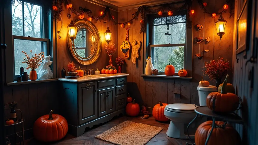 28 Halloween Bathroom Ideas That Are Spooky and Fun 4 28 Halloween Bathroom Ideas That Are Spooky and Fun