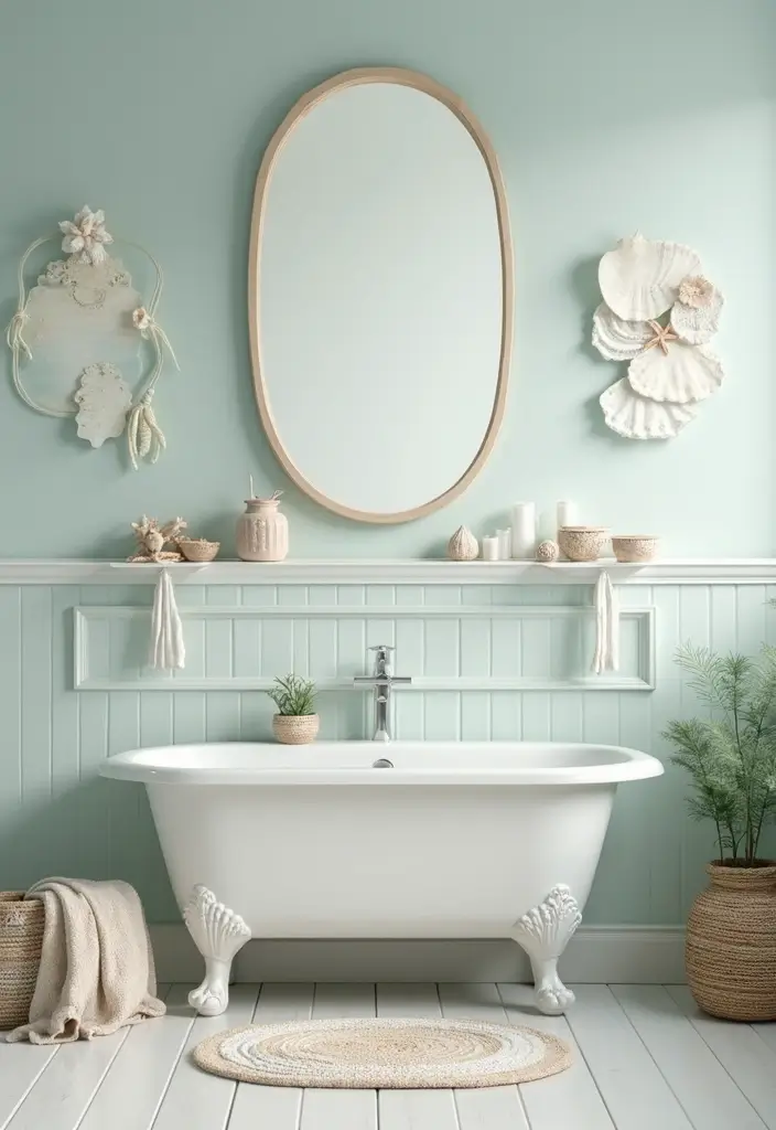 28 Kids Bathroom Ideas That Are Playful and Easy to Clean 13 28 Kids Bathroom Ideas That Are Playful and Easy to Clean - 12. Coastal Breeze
