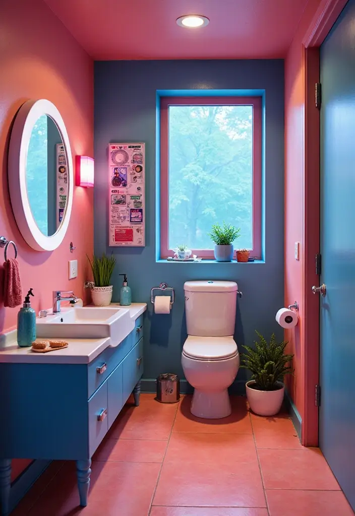 28 Kids Bathroom Ideas That Are Playful and Easy to Clean 22 28 Kids Bathroom Ideas That Are Playful and Easy to Clean - 21. Techy Tech Hub