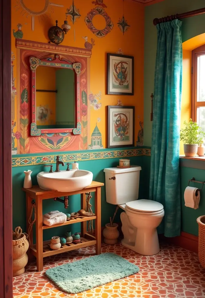 28 Kids Bathroom Ideas That Are Playful and Easy to Clean 23 28 Kids Bathroom Ideas That Are Playful and Easy to Clean - 22. Culture and Heritage