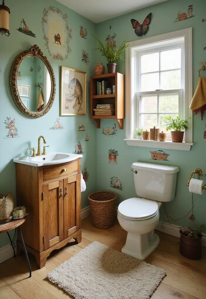 28 Kids Bathroom Ideas That Are Playful and Easy to Clean 25 28 Kids Bathroom Ideas That Are Playful and Easy to Clean - 24. Favorite Bookland