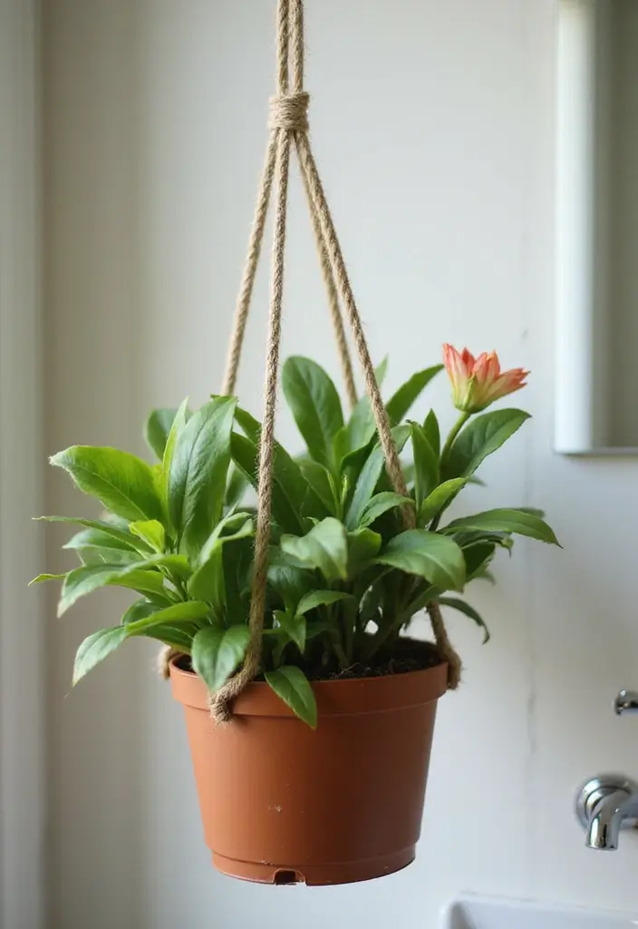 28 Plants in Bathroom Ideas That Freshen the Air 23 28 Plants in Bathroom Ideas That Freshen the Air - 22. Hoya: Beautiful and Sweet-scented