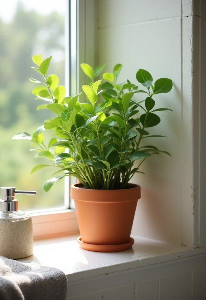 28 Plants in Bathroom Ideas That Freshen the Air 24 28 Plants in Bathroom Ideas That Freshen the Air - 23. Euphorbia: Unique Shapes