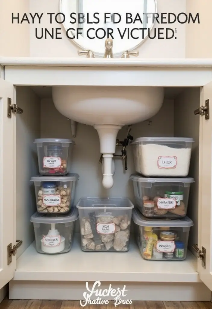 28 RV Bathroom Remodel Ideas That Save Space 11 28 RV Bathroom Remodel Ideas That Save Space - 10. Under-Sink Organizers