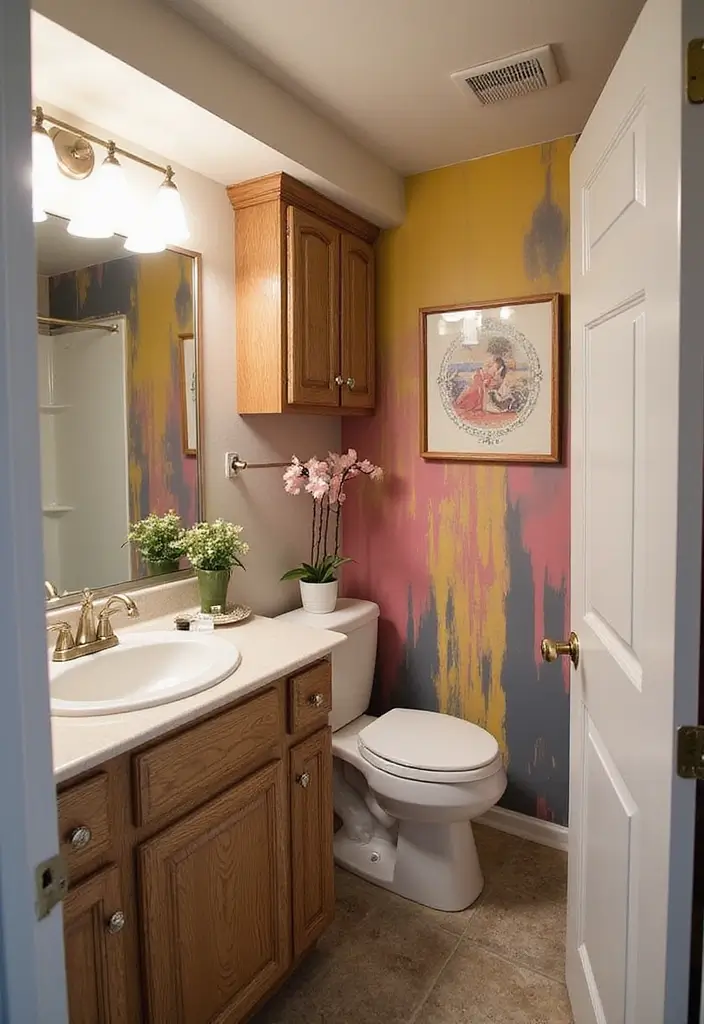 28 RV Bathroom Remodel Ideas That Save Space 18 28 RV Bathroom Remodel Ideas That Save Space - 17. Bold Accent Walls