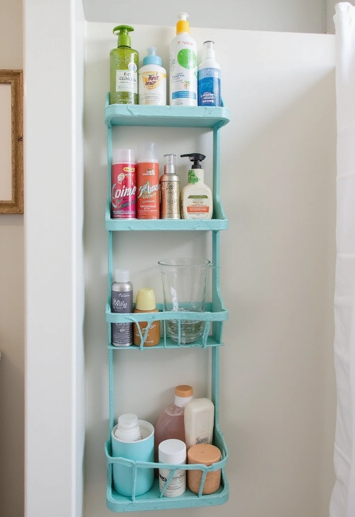 28 RV Bathroom Remodel Ideas That Save Space 27 28 RV Bathroom Remodel Ideas That Save Space - 26. Foldable Shower Caddy