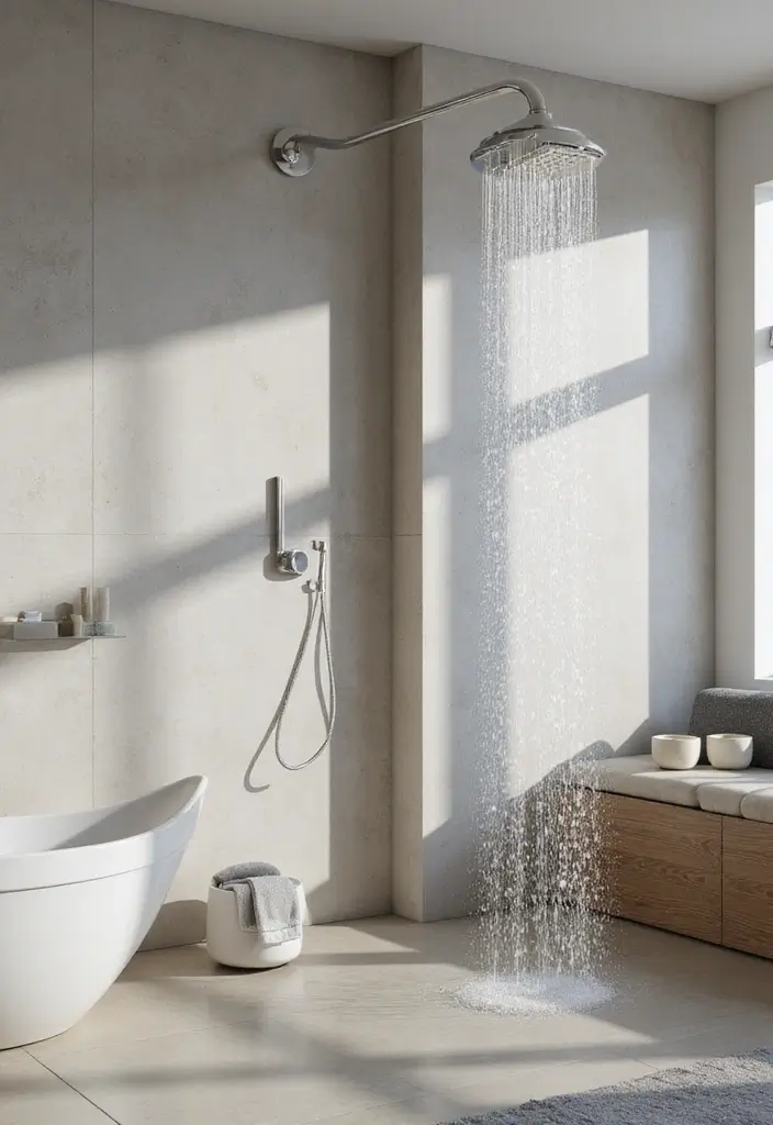 28 Shower Ideas Bathroom Designs That Inspire Renovations 6 28 Shower Ideas Bathroom Designs That Inspire Renovations - 5. Low Flow Showerheads