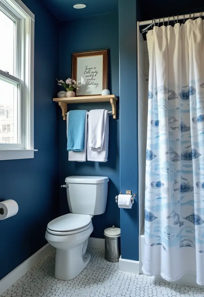 28 Teen Boy Bathroom Ideas That Are Cool and Functional 2 28 Teen Boy Bathroom Ideas That Are Cool and Functional - 1. Bold Color Accents