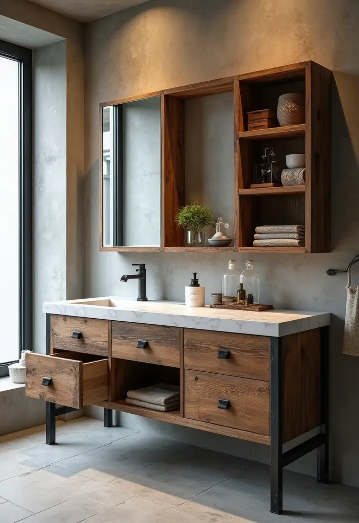 28 Teen Boy Bathroom Ideas That Are Cool and Functional 14 28 Teen Boy Bathroom Ideas That Are Cool and Functional - 13. Functional Vanity