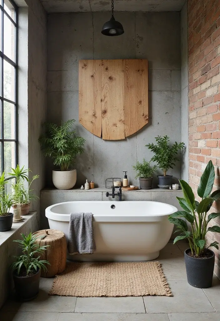 28 Teen Boy Bathroom Ideas That Are Cool and Functional 18 28 Teen Boy Bathroom Ideas That Are Cool and Functional - 17. Natural Elements